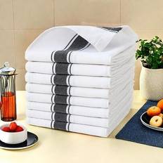 1/4 st, randig kökshandduk (48*70 cm/18,9 x 27,5 tum), mångsidig rengöringsduk för hem och kök, kompakt och hållbar, lämplig för rengöring av glas, kö - Multifärgad (Multi-size)