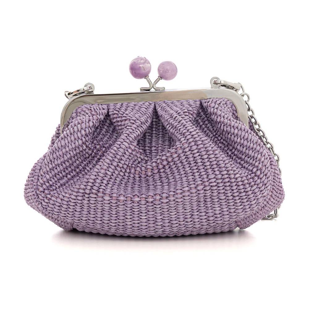 Weekend Max Mara Wkapalmas Pasticcino Taske - Tasker - Dame - Lilla - ONE SIZE - Uld