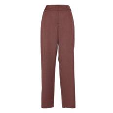 Dena 224 Spice Abel Bottoms Trousers Straight Leg Burgundy FIVEUNITS