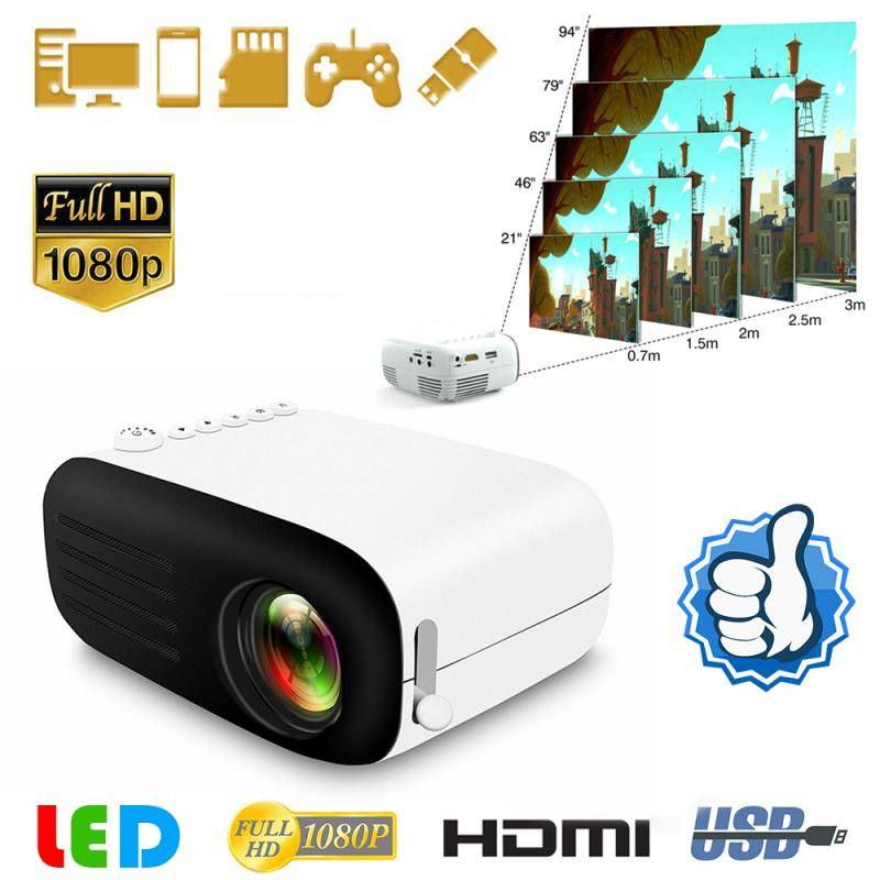 1080P LED Mini Projektor - Oss