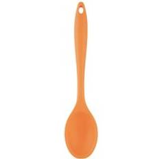 Livsmedelskvalitet silikon långskaft ris soppa sked hög temperaturbeständighet barn sked hembruk bestick redskap köksredskap - orange