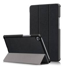 Huawei MediaPad M5 8 - Læder Tri-Fold smart cover / taske - Sort