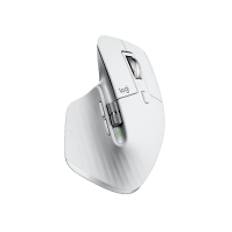 Logitech® | MX Master 3S - Mus - laser - 7 knapper - trådløs - Bluetooth, 2.4 GHz - Logitech BOLT-modtager - Pale Grey