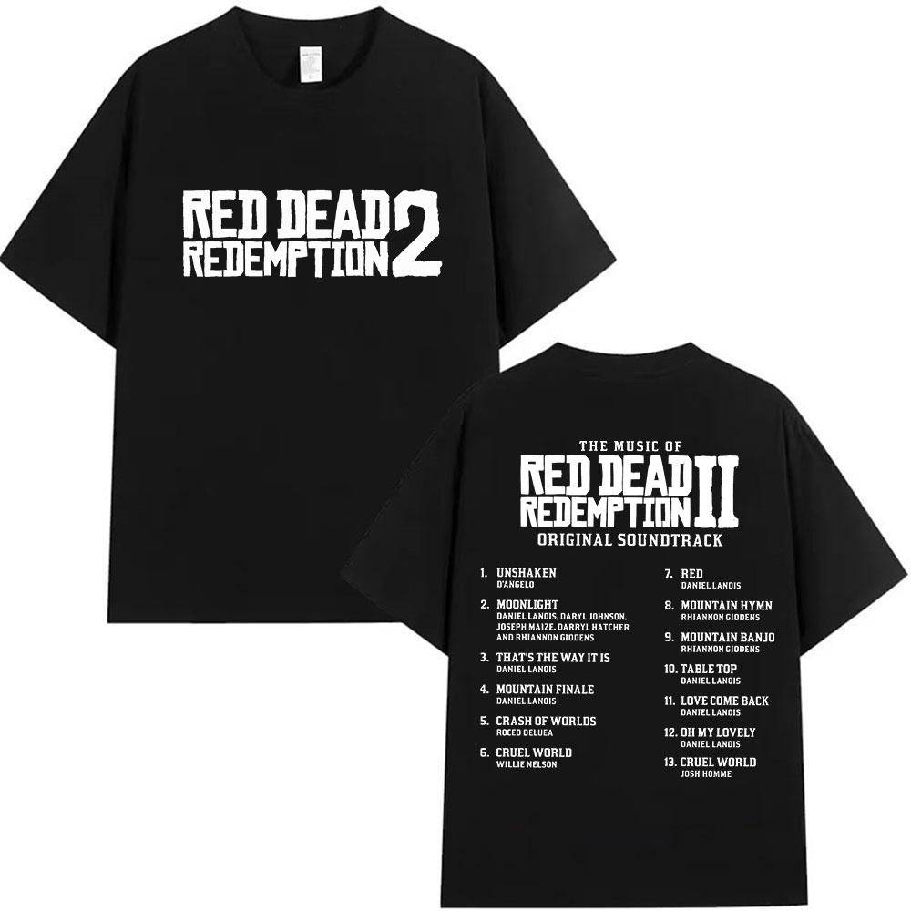 Red Dead Redemption 2 Grafisk T-shirt för Män och Kvinnor Är En Storsäljare Sommaren 2025. Sommartryck 100% ren bomullstopp cm