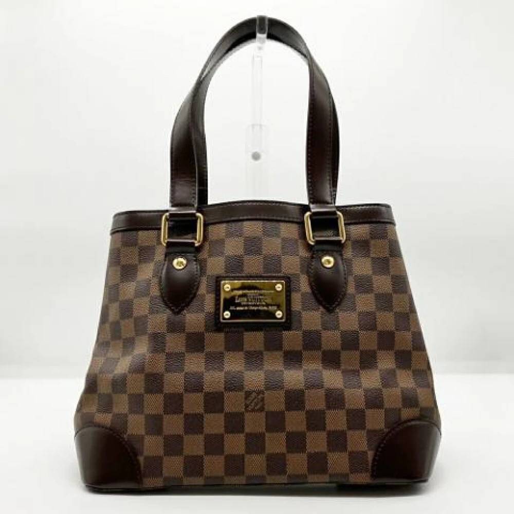 Louis Vuitton Vintage Pre-owned Stof Håndtaske - Vintage - Dame - Brun - ONE SIZE -