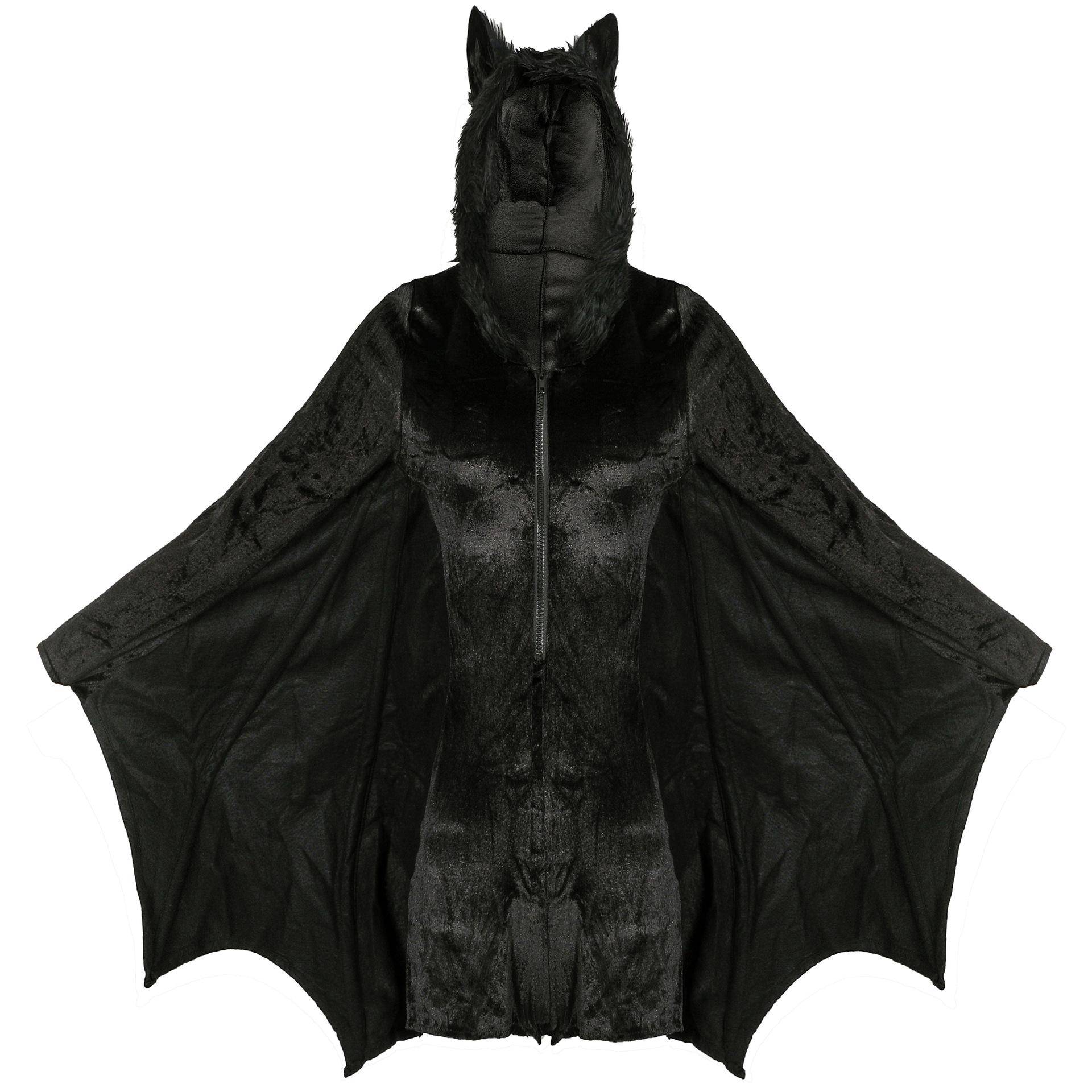 S-4XL storlek Halloween fladdermusdräkt, vuxen cosplay helkropps vampyr häxa mörk fladdermusdräkt uniform cm black
