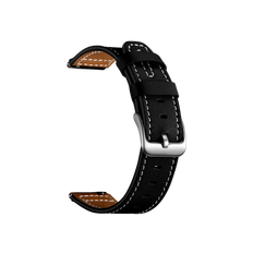 Huawei Watch GT 4 / 5 41mm Læderrem i Sort