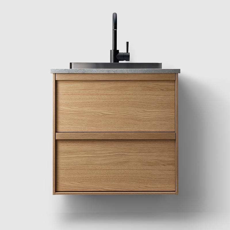 Haven H2 Kommod 60 med stenskiva och nedsänkt tvättställ