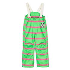 Mini Rodini - Panda randiga skidbyxor - barn - polyester/polyester/polyester - 116-122 - Grön