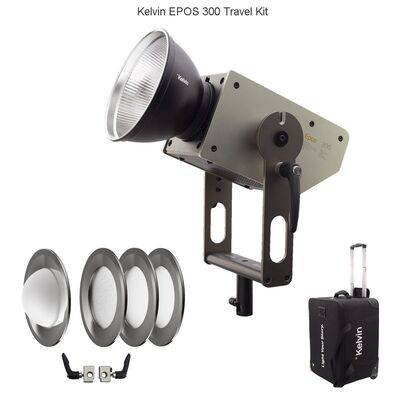 Kelvin EPOS 300 Travel Kit RGBACL LED-COB Studio Light (V-Mount)