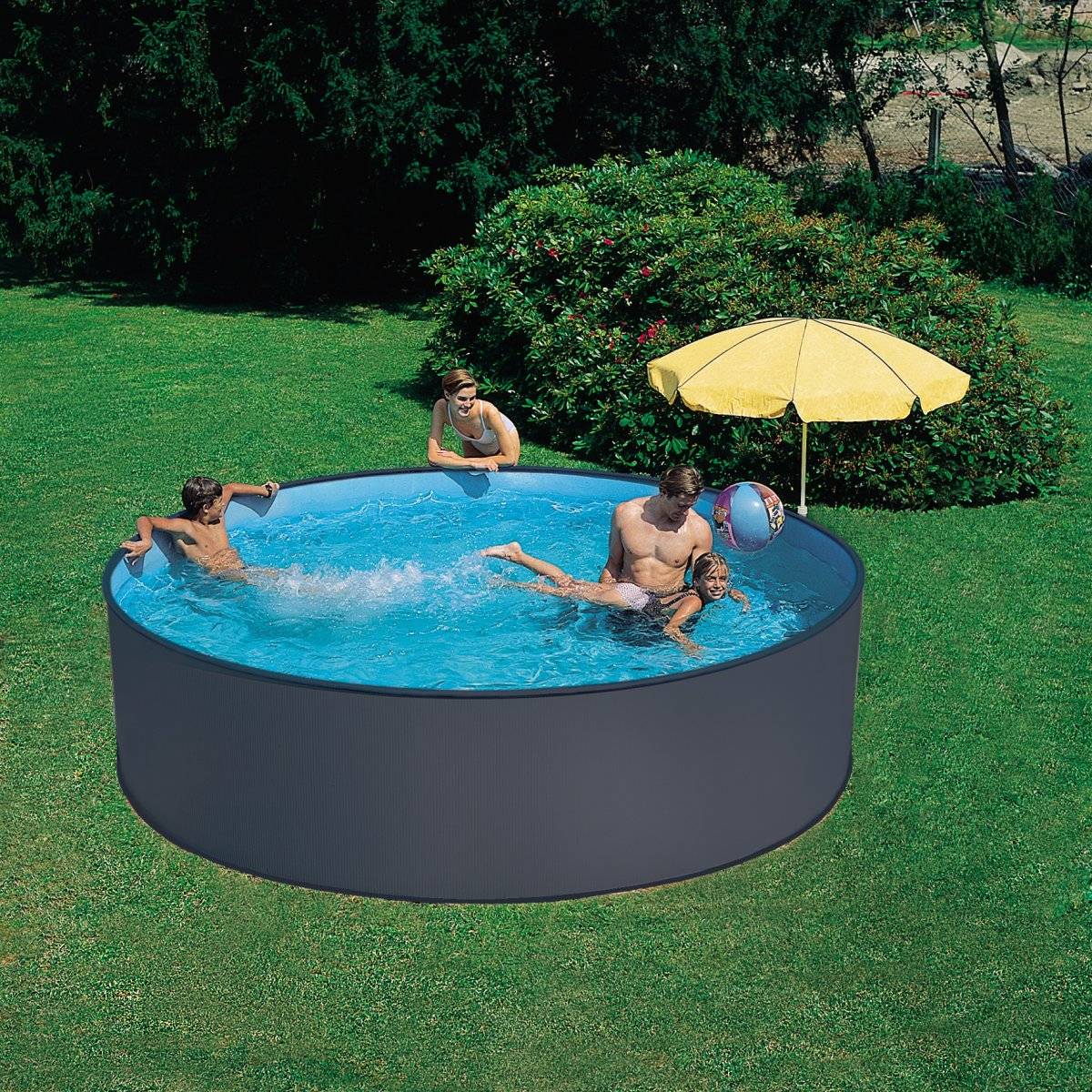 Pool paket BASIC Antracit 1.20m x 4.50 Ø