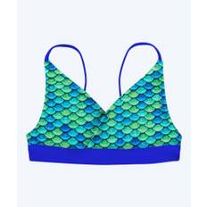 Fin Fun havfrue bikini top til piger uden flæser - Aussie Green (Grøn)