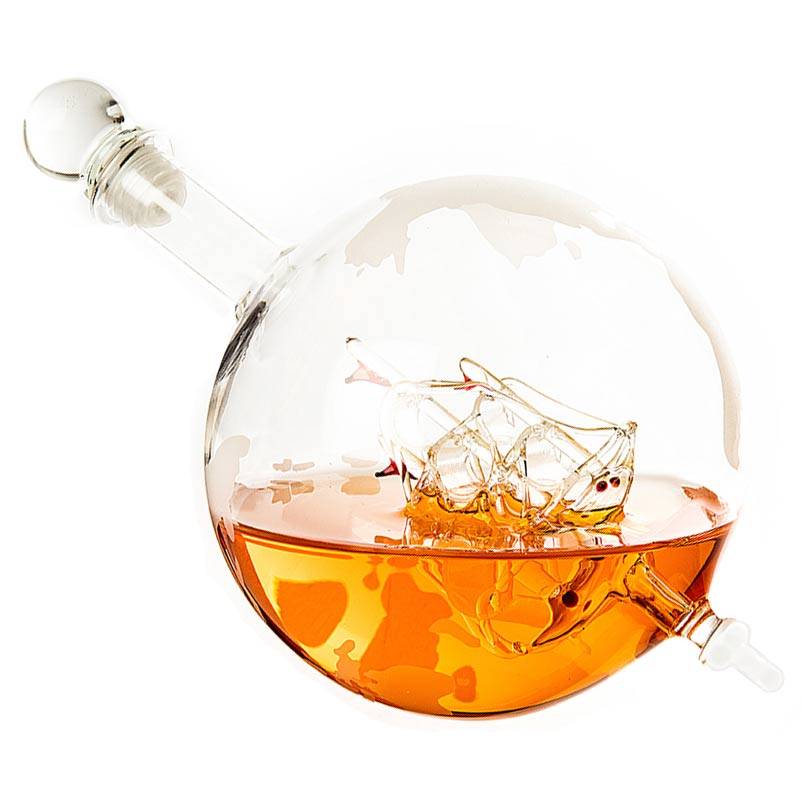 Whiskykaraffel Globe 85 cl reserver karaffel uden stativ & prop