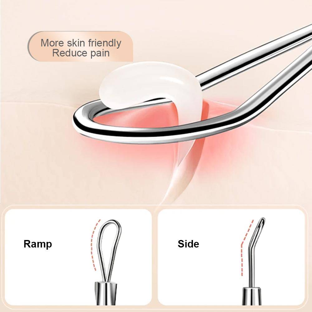 Stainless steel acne pressure to acne to acne to blackhead tool acne grain fat steel blackhead tools squeeze remover