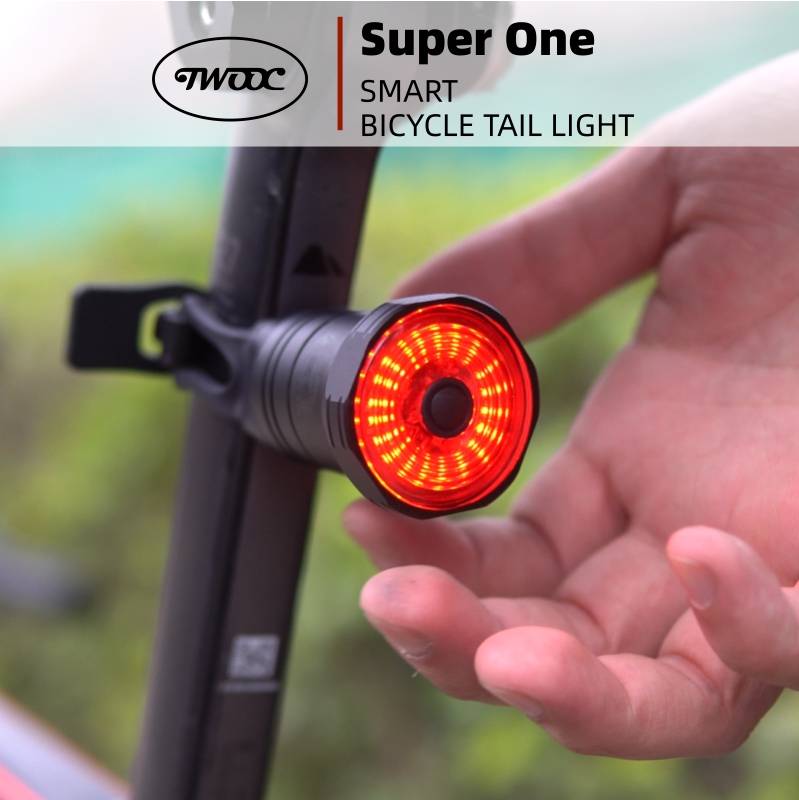Super One Cykel baglygte med bremselys Easylight.dk