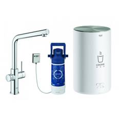 GROHE Red Duo Küchenarmatur und Boiler M-Size L-Auslauf chrom 30327001