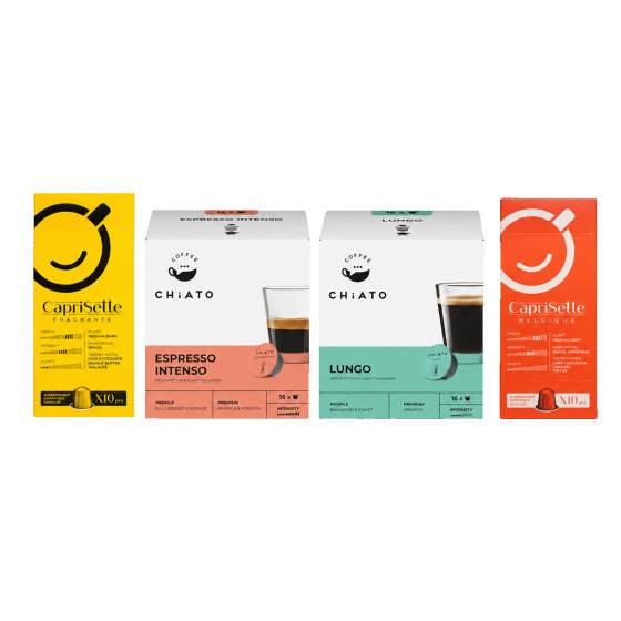 Coffee Capsule Set for CHiATO switchPLAY – Fragrante & Belgique