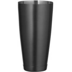 Boston bartender shaker til drinks og cocktails, stål, 0,8 l - sort