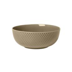 Lyngby Porcelæn Rhombe Earth Skål Clay 15.5 cm