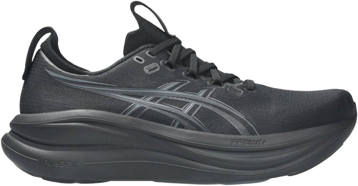 Asics Gel Nimbus 28 Løbesko Mand Sort Træningssko & Sneakers Str 47 - hos Magasin