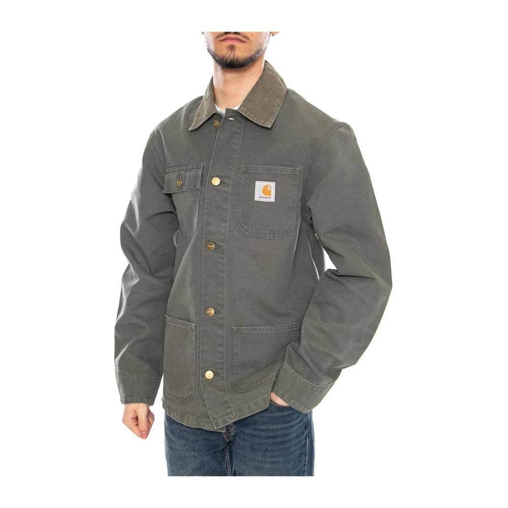 Carhartt Wip Michigan Coat - - Jakker - Herre - Grå - S - Bomuld - Michigan Coat