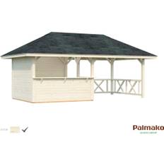 Paviljong PALMAKO Bianca 16,6m² 588x300cm doppgrundad