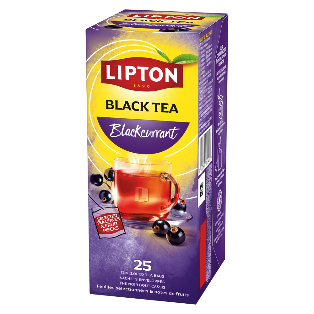 Te Lipton Blackcurrant 25/Fp