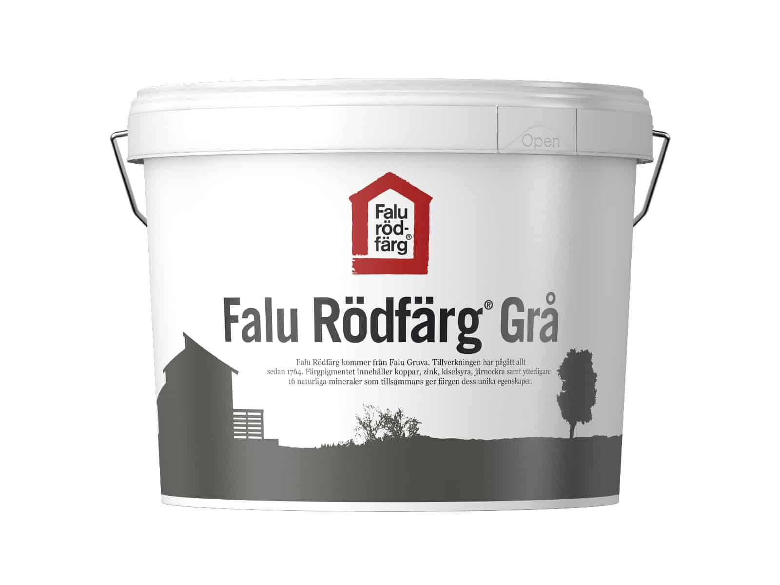 Falu Rödfärg Original Grå 5L (5 L)