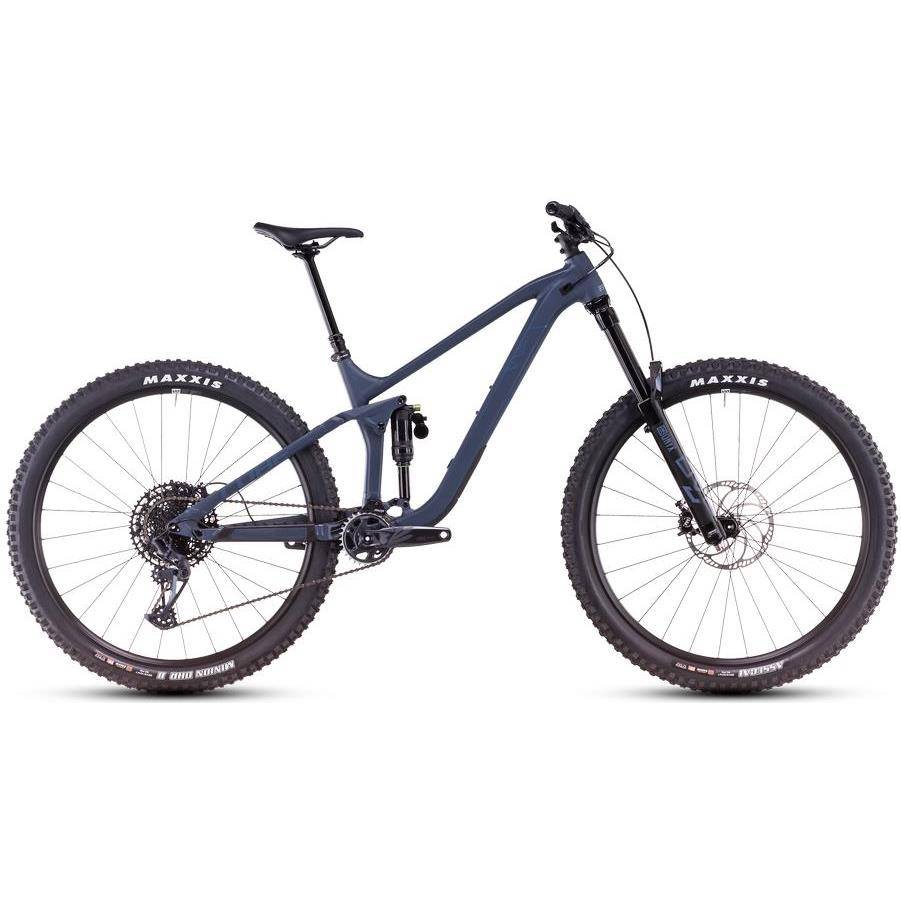 Heldämpad MTB Cube Stereo ONE77 Pro 29 Inkgrey/Glossy L - Blå ( )