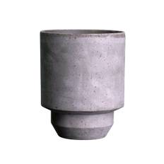 The Hoff Pot - Urtepotte - Raw Grey - Ø: 21 cm H: 25 cm