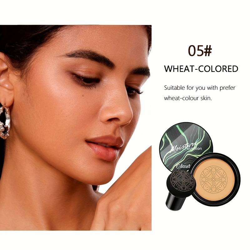 Mushroom Cushion Cc Cream Foundation Concealer Bb Cream Long-lasting Setting Primer Moisturizing Brightening Natural Makeup