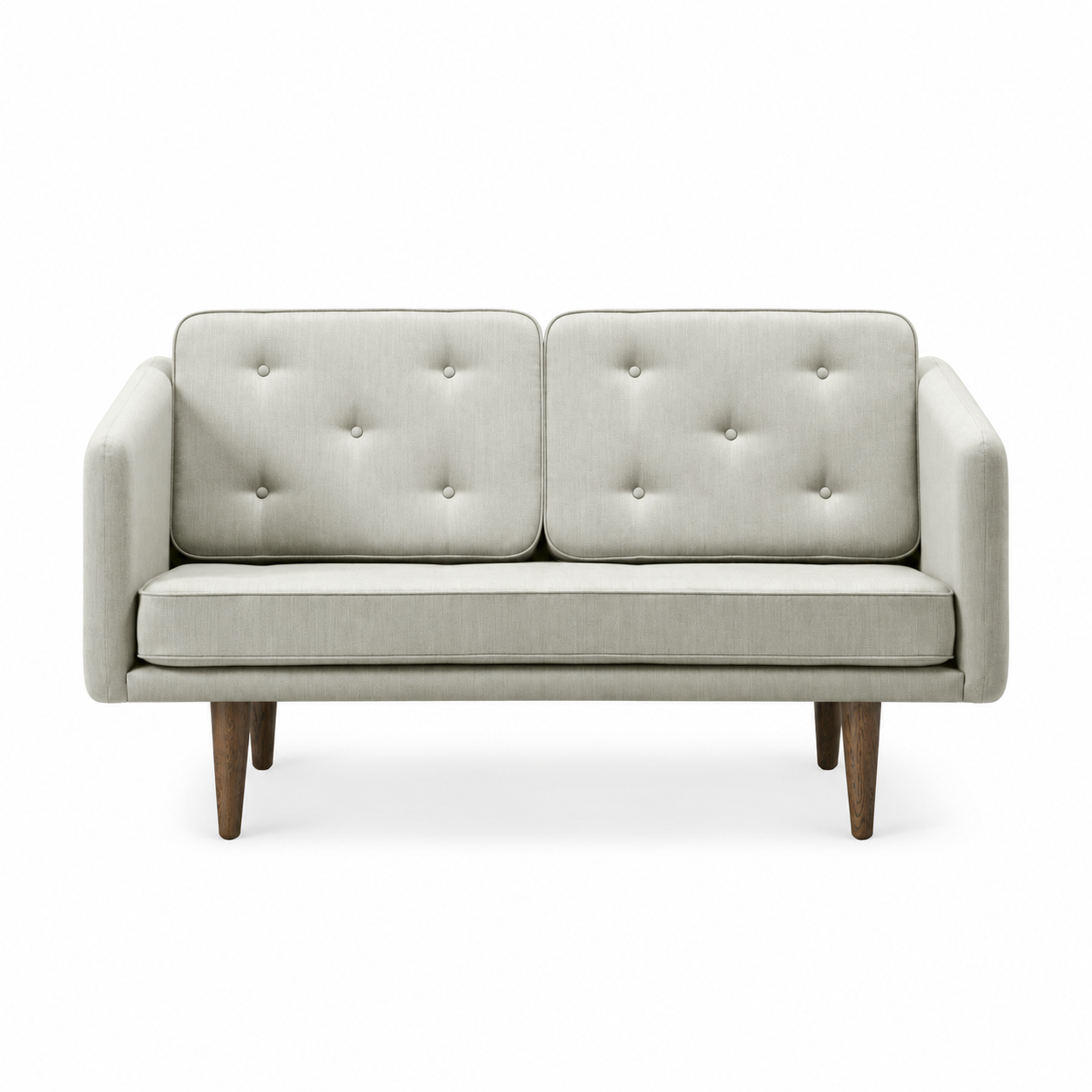 No. 1 Sofa 2-personers, Mood af Børge Mogensen Mood 1101 - Røget eg bejdset - Jacobsen Plus