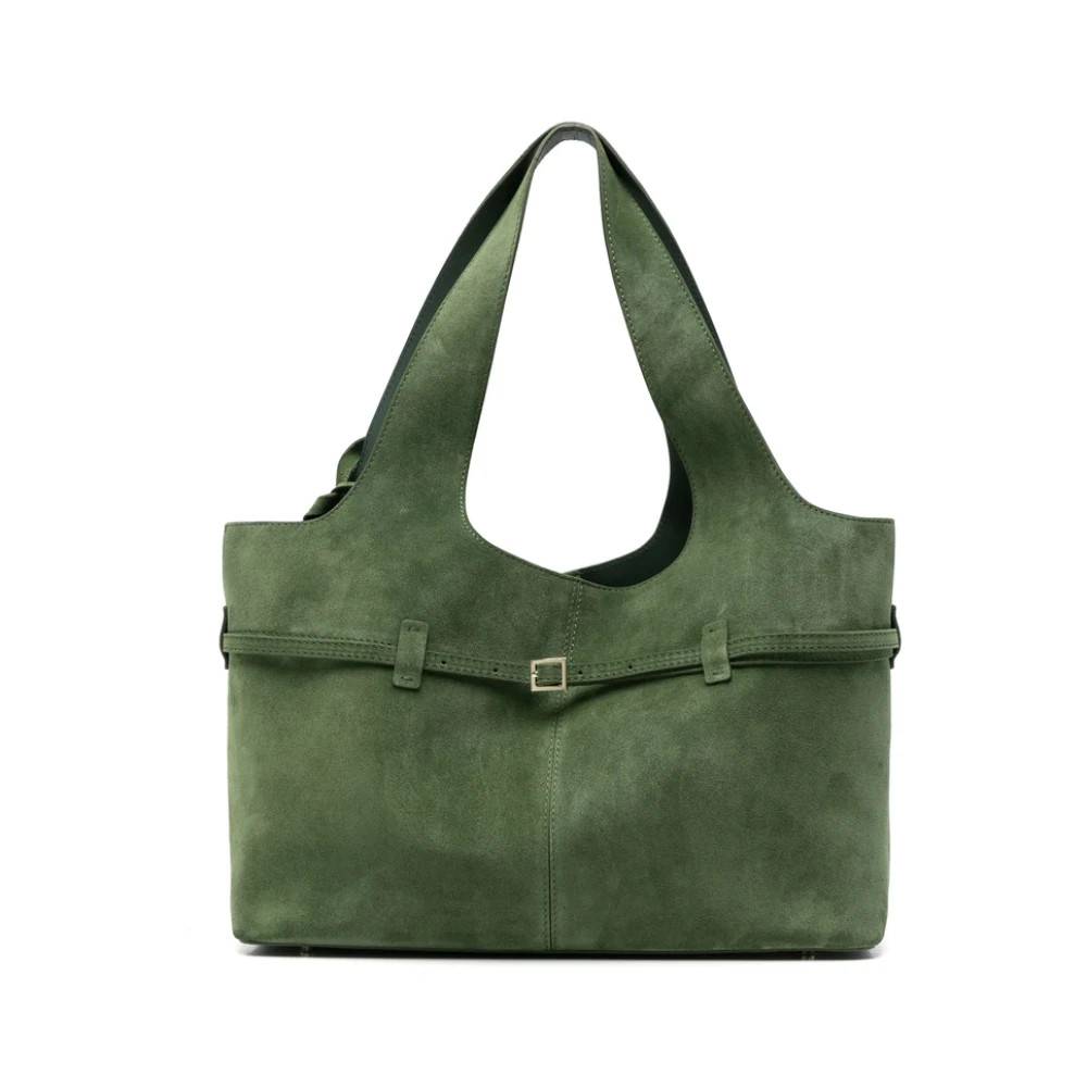 Manu Atelier Cambon Cabas Tote - Tasker - Dame - Grøn - ONE SIZE - Uld