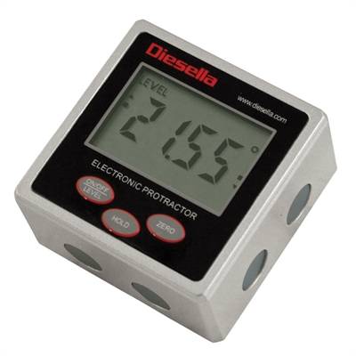 Digital Vinkelmåler m/Magnet På 3 Sider.