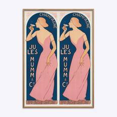 Champagne Jules Mumm 50x70 cm