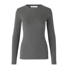 Samsøe & Samsøe - Alexa LS - Blus - Dark Grey Mel. - S