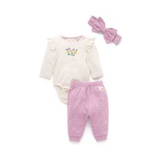 Purebaby Purebaby Pink On The Farm Beanie