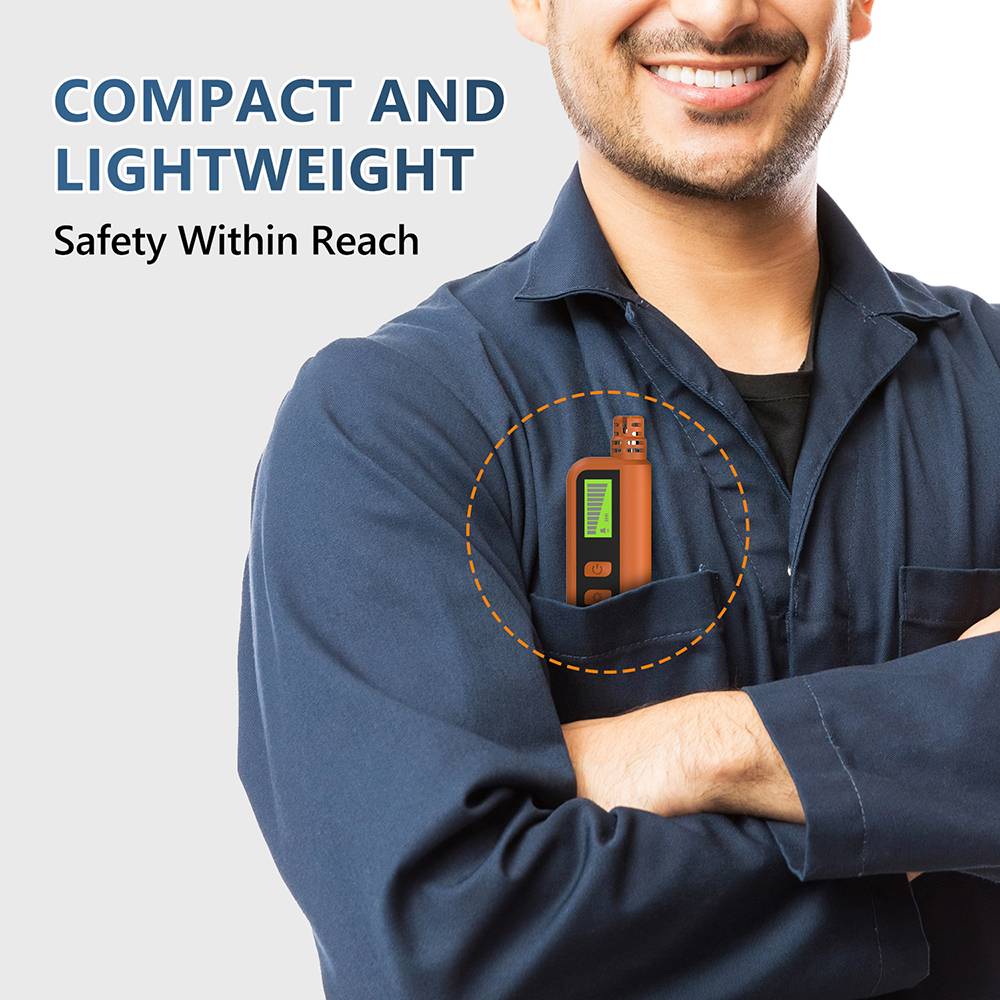 Combustible Gas Leak Detector Natural Gas CO CH4 C2H6 Alcohol LPG Alarm Detector Professional Analyzer with Audible Visual Alarm