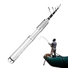 Telescoping Rod | Adjustable Rod | Telescopic Rod | Compact Handheld Retractable Bait Casting Rod | Lightweight Fishing Gear Accessories Travel Fishing Rod for Stream Lake Fishing