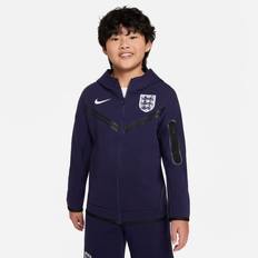 England Hættetrøje NSW Tech Fleece FZ - Lilla/Hvid Børn - Nike