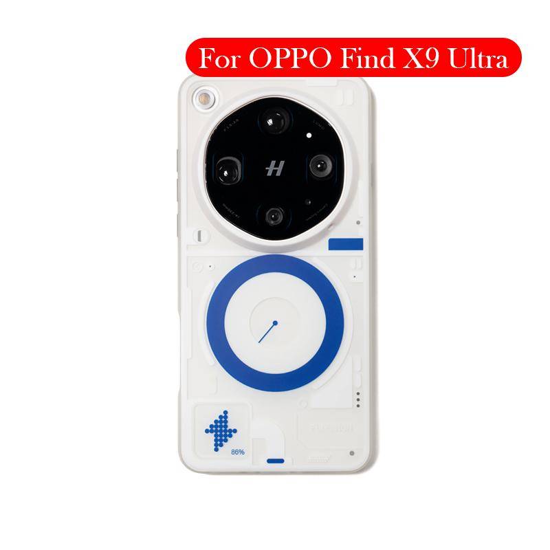 Matt Fodral för OPPO Find X9 Ultra Trådlös Laddning Baksidesfodral för OPPO FIND X9 ULTRA black