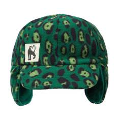 Mini Rodini Leopard-print fleece hat