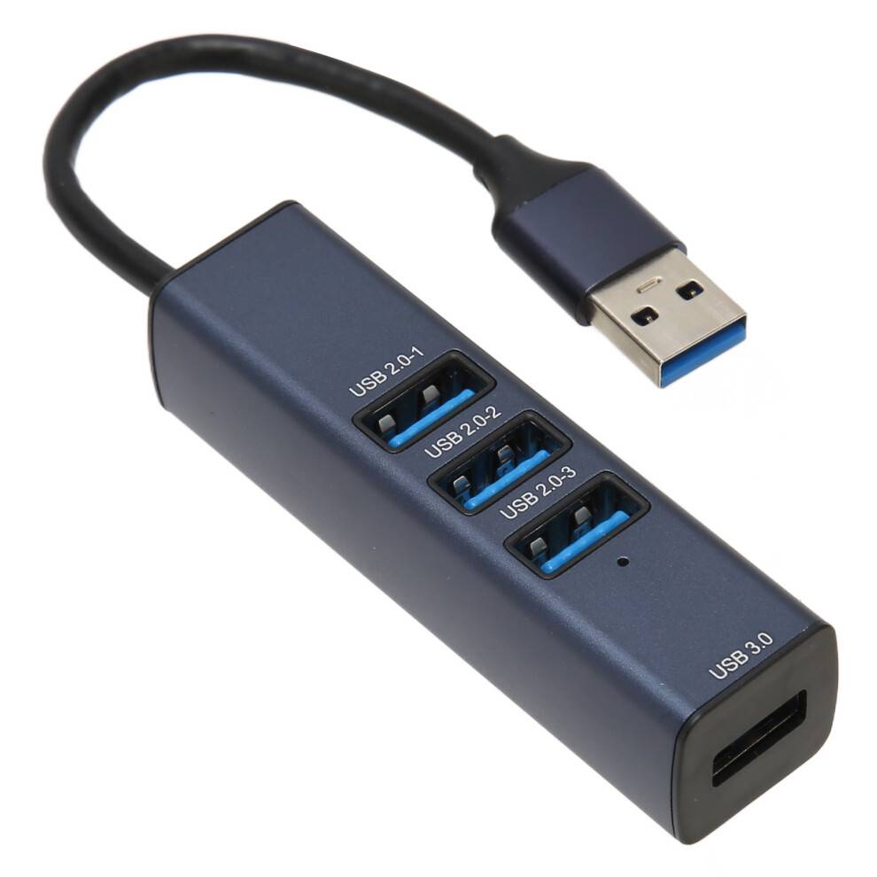 USB-portforlænger Kompakt og let 4-ports højhastigheds dataoverførsel Plug and Play Understøtter Xbox PS4 PS5 Bærbar stationær computer Hot