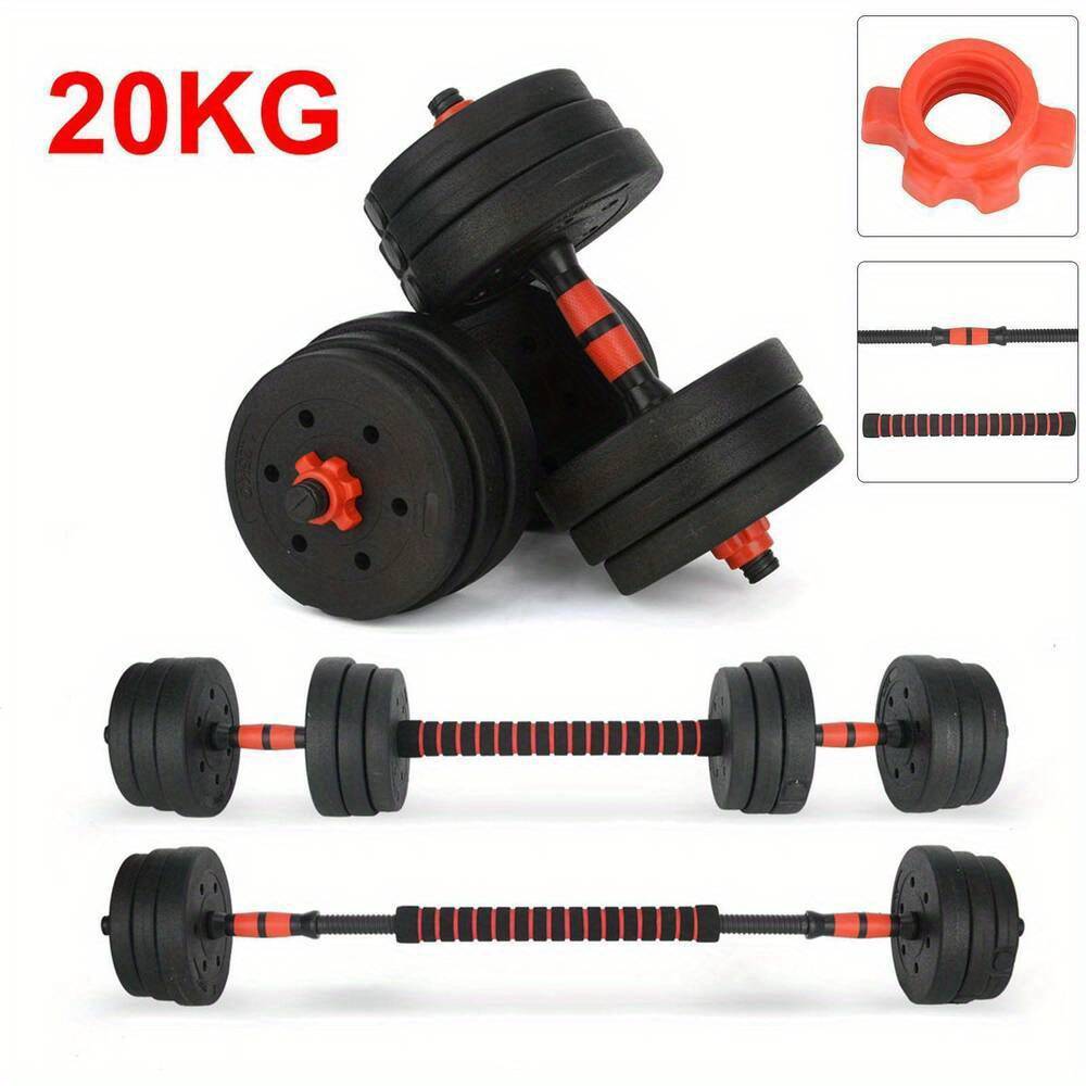 20kg Fitness Dumbbells Pair Of Weights Barbell Dumbbell Body Building Weight Set