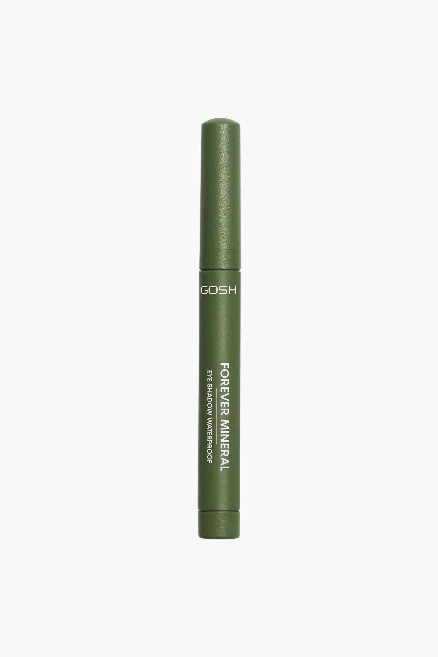 GOSH Copenhagen - Forever Mineral Eye Shadow Waterproof - Matt Olive Grön - Matt Olive Green (one size)