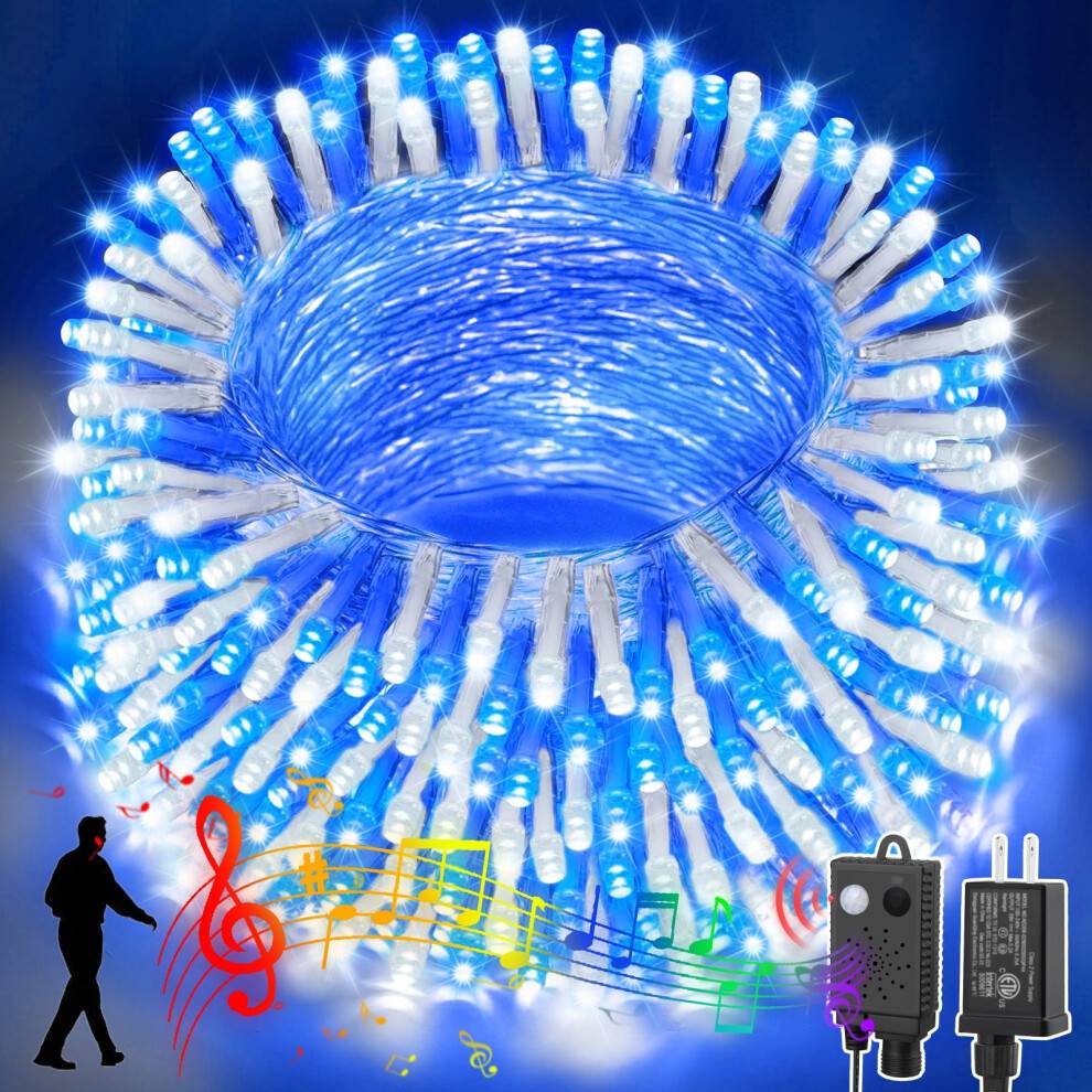 33 fods mini julelys i kobbertråd, 100 LED stjerneklar lyskæde, stikkontakt til indendørs/udendørs juletræ, bryllup, fest (orange)
