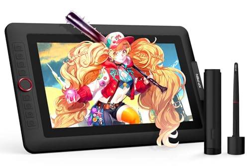 XP-Pen Artist 13,3 Pro grafisk bricka med pekpenna 8192 nivåer – ritbricka med display på 13,3 tum + 8 tangentkombinationer – kompatibel med Windows Mac