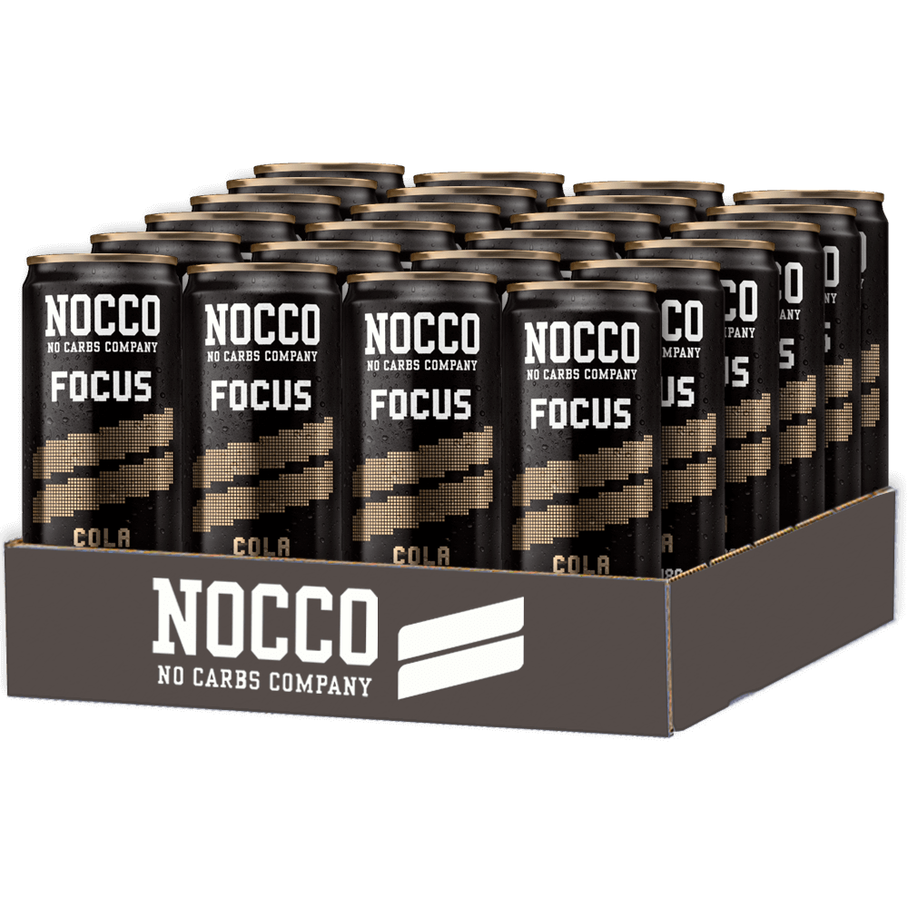 NOCCO Focus Cola - 24x330ml. (inkl. SE pant) - Energidryck
