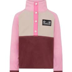 Didriksons Kids' Monte Half Button 4 Anemon Red, 100