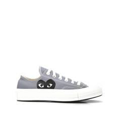 Comme Des Garçons Play x Converse - Chuck Taylor låga sneakers - unisex - bomull - 3 - Grå